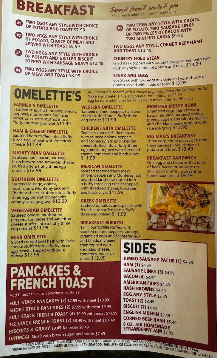Rose City Cafe Menu - Image 5